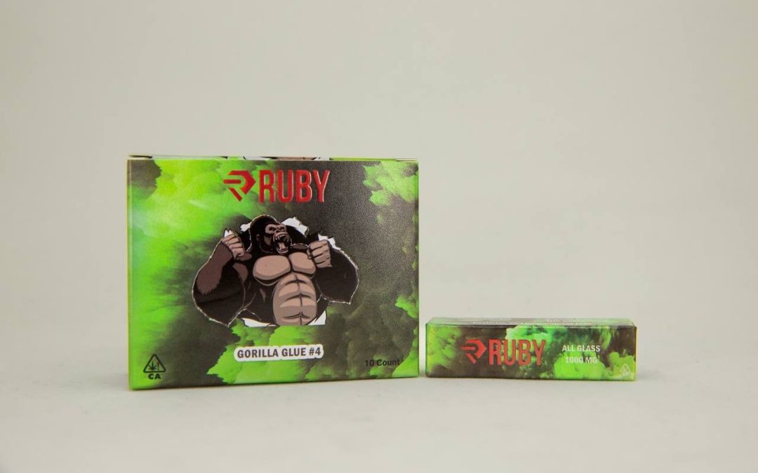 RUBY CARTS GORILLA GLUE FLAVOR